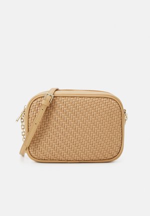 Patrizia Pepe BORSA BAG - Soma ar siksnu pāri ķermenim - pompei beige