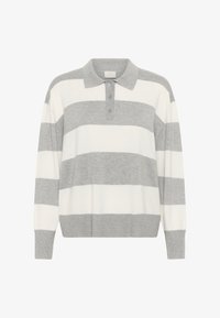 Non sélectionné, light grey m chalk wide stripe