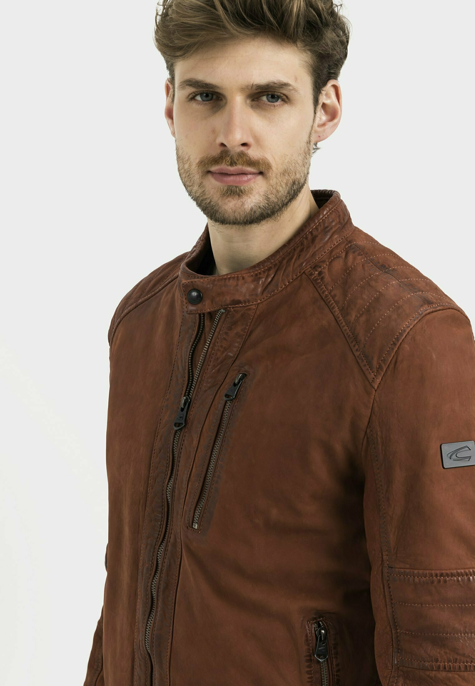 camel active leather jackets