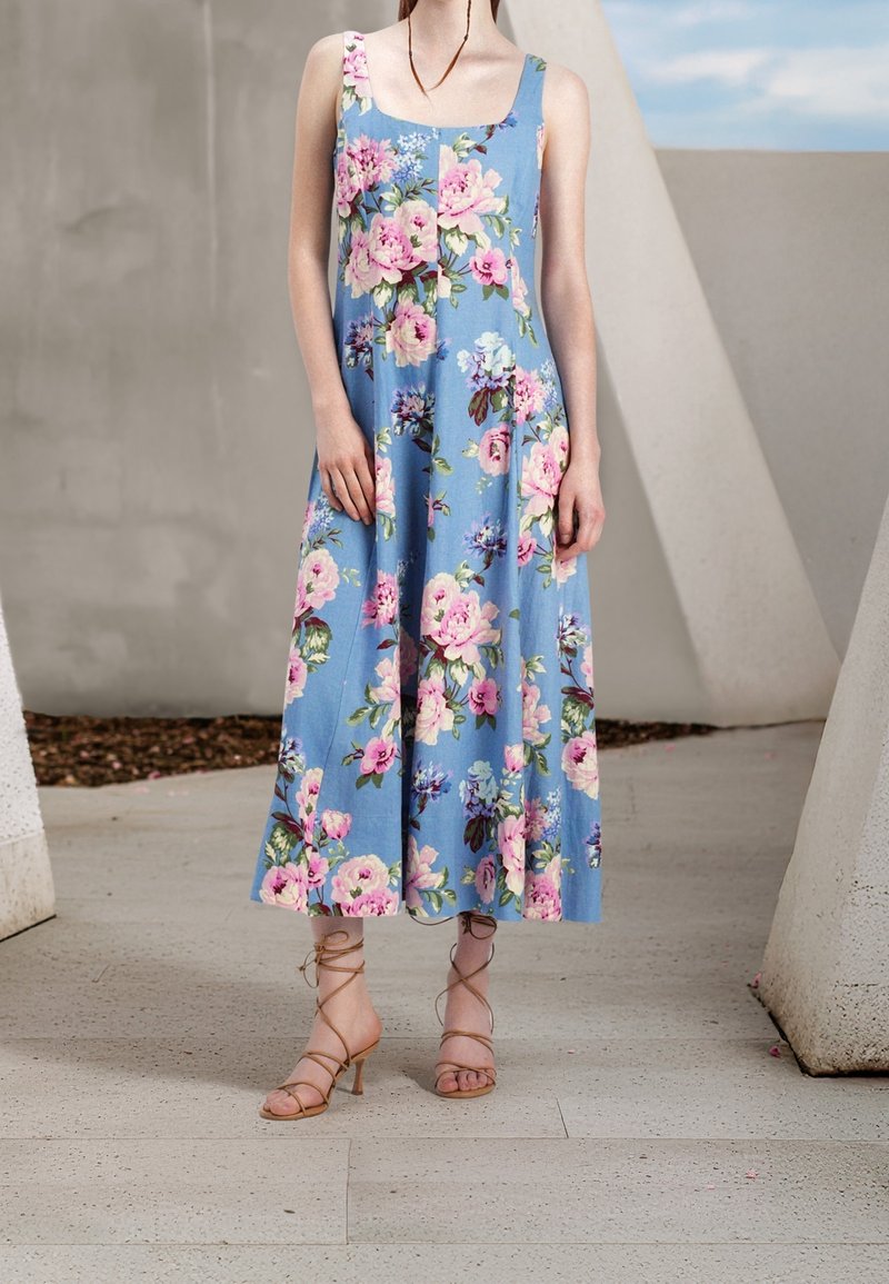 GAP Maxi dress - blue - (Pre-owned) - Zalando.ie