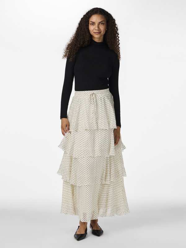 YASCRUELLA ANKLE SKIRT - A-line skirt - crème brûlée4