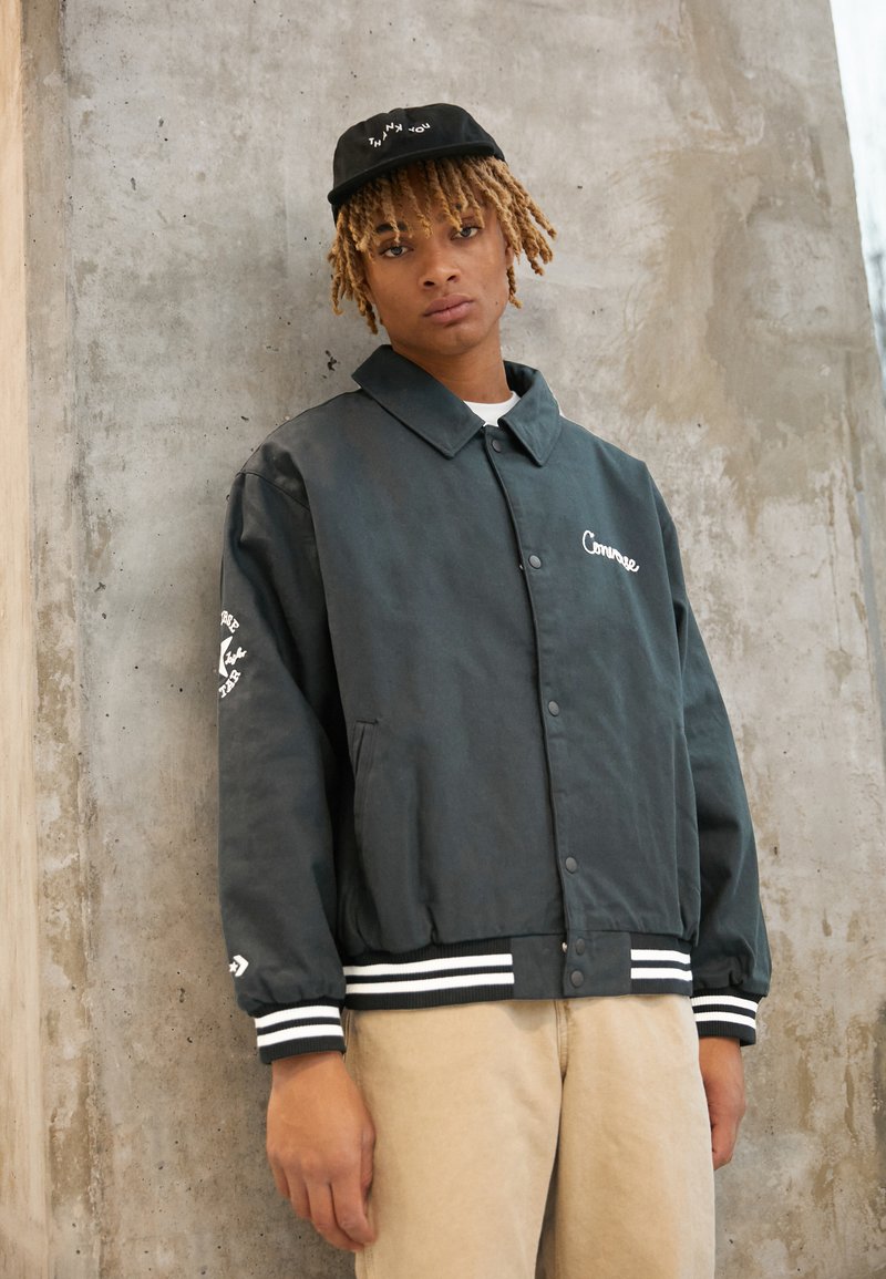 Converse VARSITY PADDED JACKET Bomber Jacket black Zalando