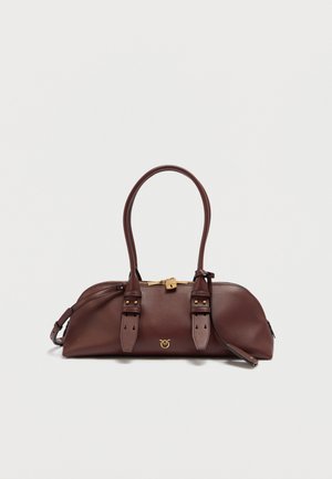 BOWLING - Håndtasker - burgundy wine/antique gold-coloured