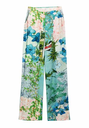 Desigual FLORAL PRINT  - Trousers - green