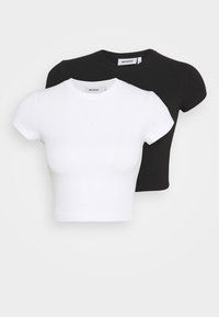 SABRA 2 PACK - T-shirt básica - black/white