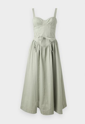 Abercrombie & Fitch, CORSET MIDI DRESS - Robe de jour - light green