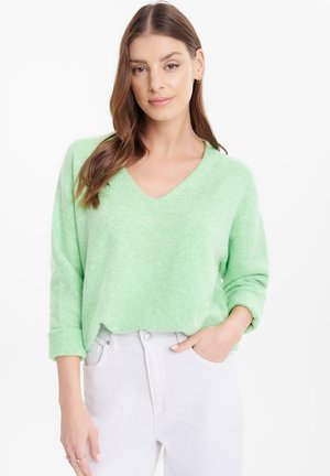 Strickpullover - green