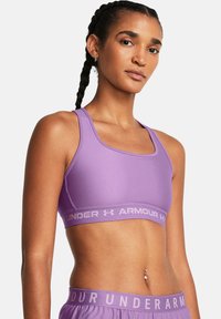 Under Armour - CROSSBACK - Sportmelltartó közepesen nehéz sportoláshoz - provence purple provence purple  purple ace Miniatűr kép 1