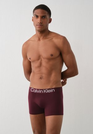 Calvin Klein Underwear, EXCLUSIVE 3 PACK TRUNKS - ULTRA SOFT LYOCELL - Боксерки - black/raspberry truffle/dark coffee