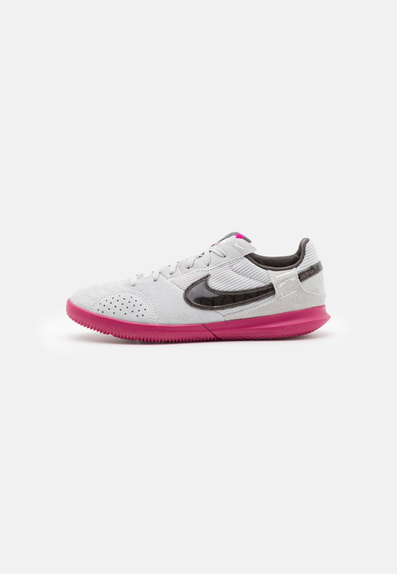 Nike Performance JR. STREETGATO - Botas de futebol de salão - grey fog/brown/white