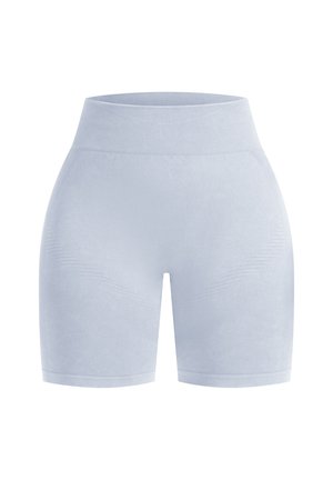 Smilodox BATIK VERA SCRUNCH SHORTS KURZE HOSE - Leggings - hellblau