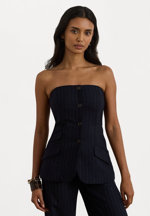 CAITAH SLEEVELESS BUTTON FRONT - Palaidinė - navy/cream
