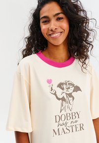 NAOKO Triko s potiskem - off-white