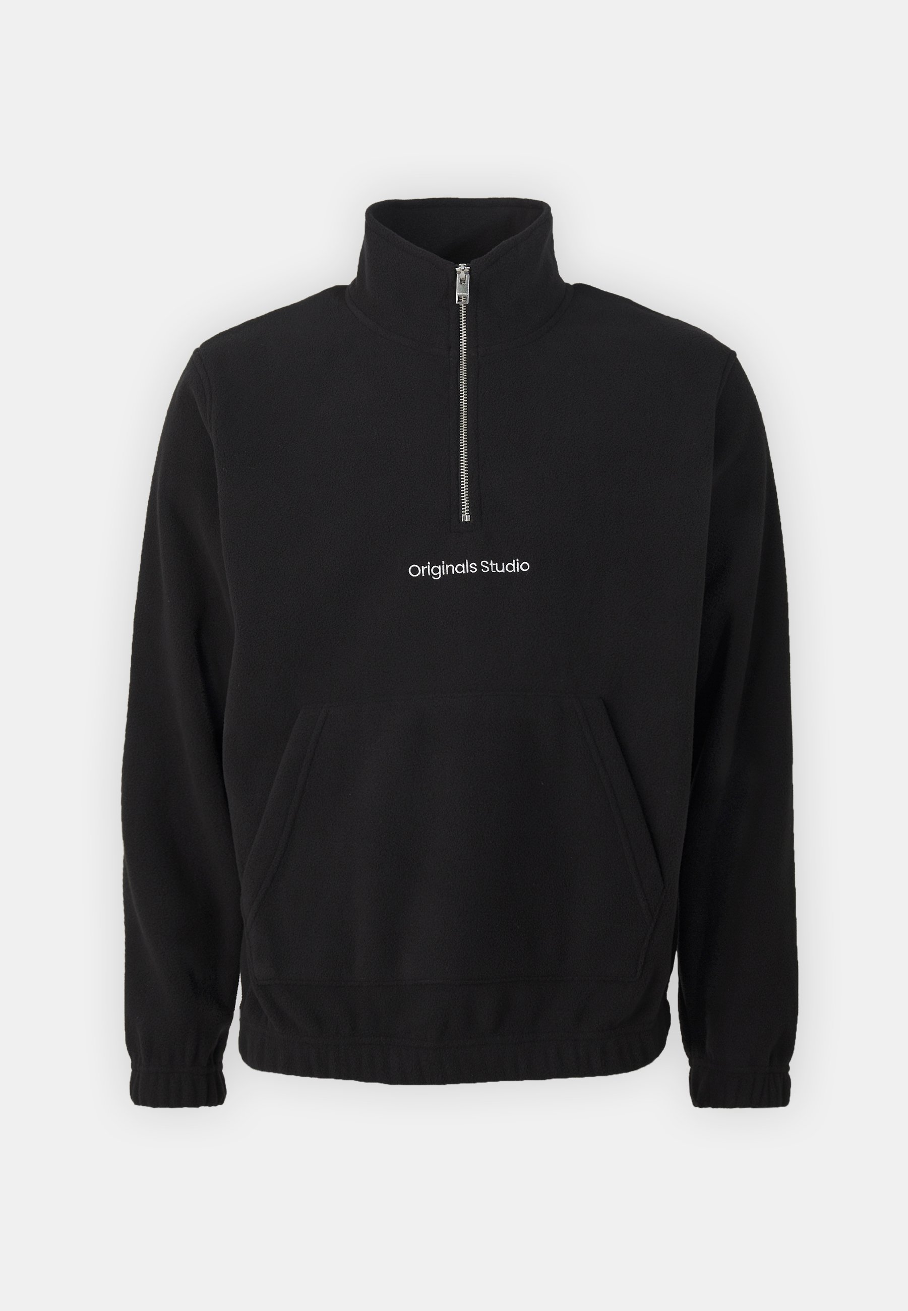 Jack & Jones JORVESTERBRO QUARTER ZIP - Fleecepullover - black