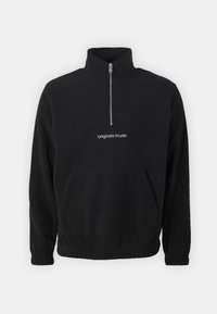 JORVESTERBRO QUARTER ZIP - Polárpulóver - black