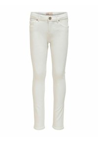 ONLY GIRLS KOGRAIN REG - Vaqueros pitillo - white