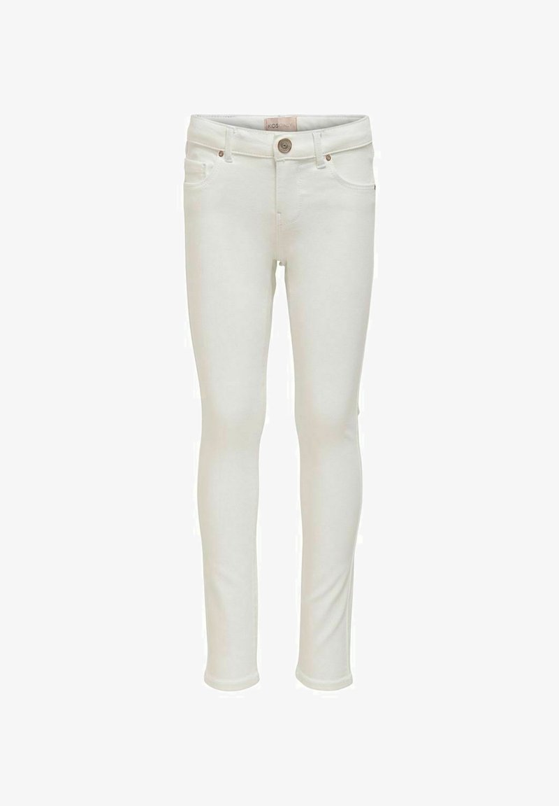 ONLY GIRLS KOGRAIN REG - Vaqueros pitillo - white