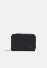 Calvin Klein Jeans BLOCK MED ZIP AROUND - Novčanik - black