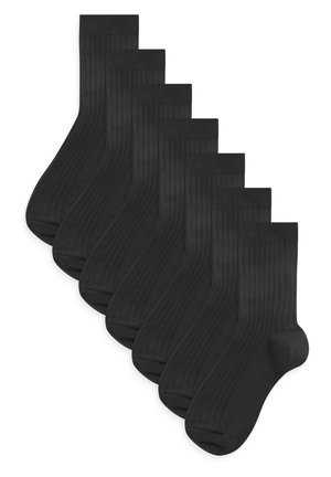 7 PACK - Calcetines - black