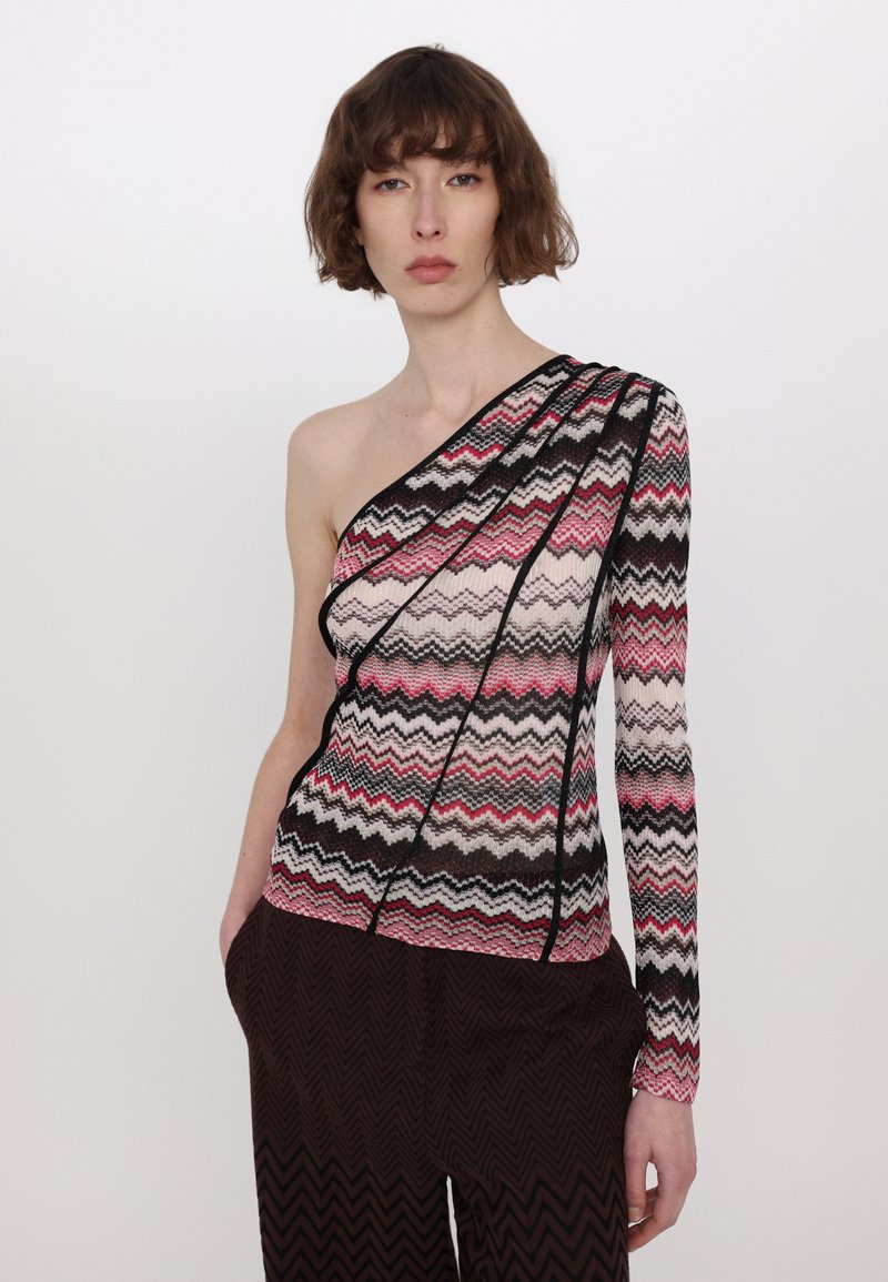 Haut Missoni Multicolore En Viscose & Laine - T-shirt Femme Style Camisole Rayée