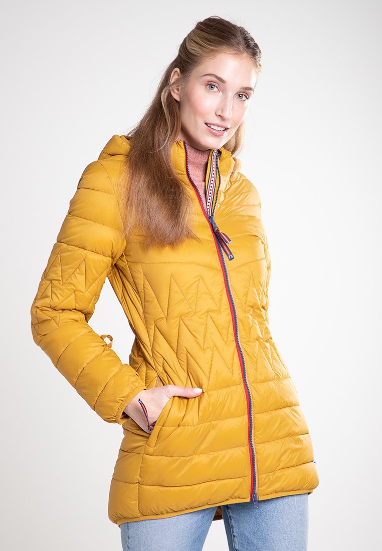 Finside Winterjas mosterdgeel