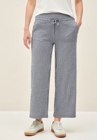 Cecil - GESTREIFTE SEERSUCKER  - Trousers - blau Thumbnail Image 1