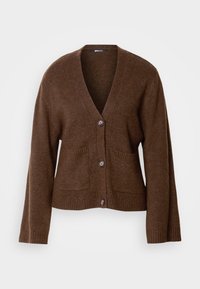 POCKET CARDIGAN - Kardiganas - chocolate brown