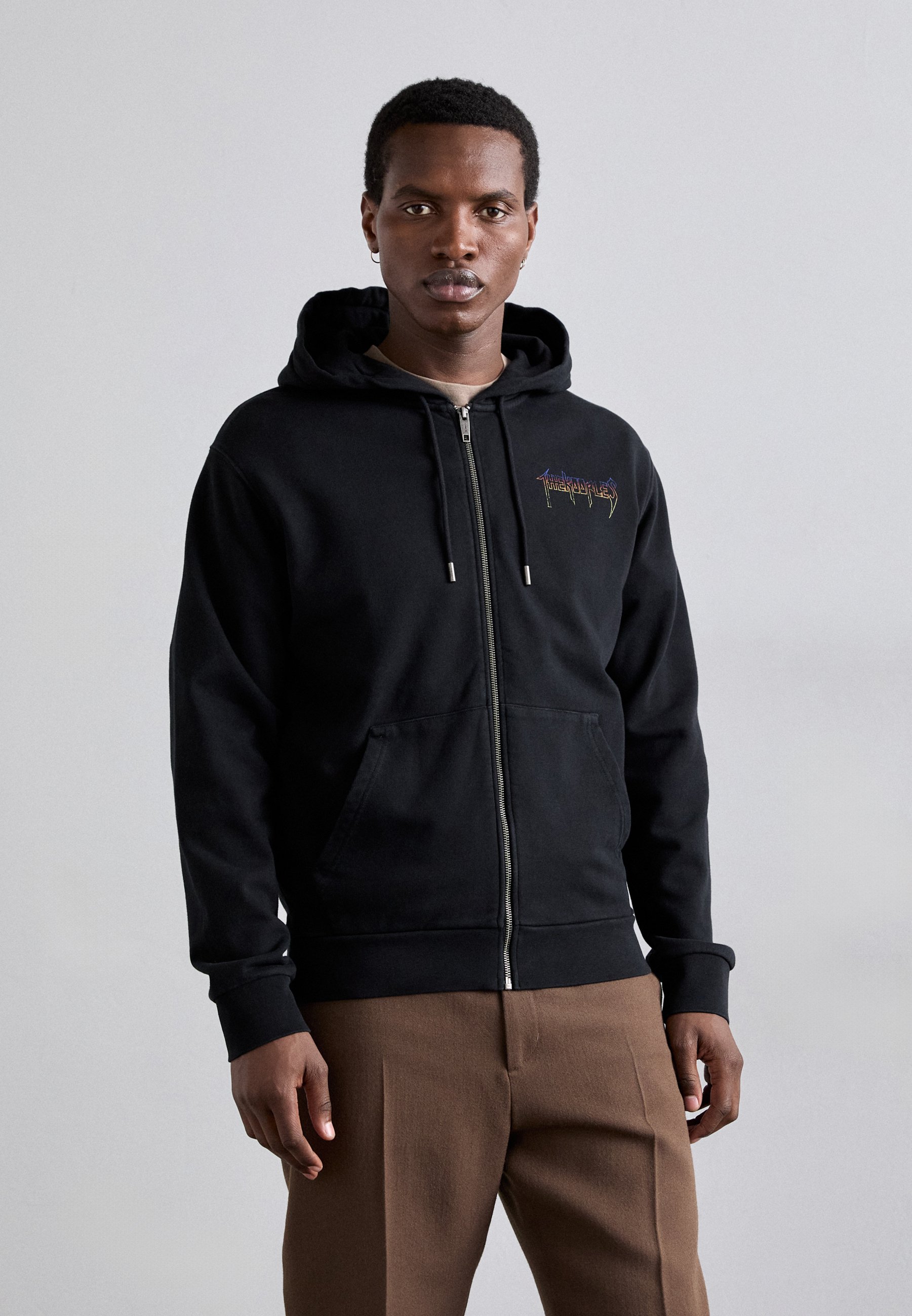 Sweat zippé à capuche contenant du coton BIO, certifié OEKO-TEX ECRU