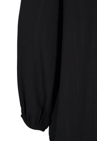 Zizzi MIT GLITZER - Bluza - black silver
