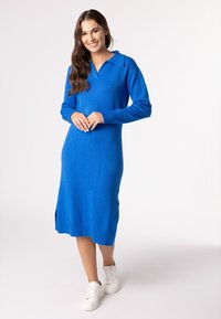 QUIOSQUE Svetríkové šaty - blue