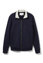 Felpa Donna Tom Tailor In Tessuto Scuba, Con Tasche E Collo Alto, Boxy Fit, Nero