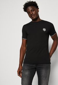 Antony Morato WITH RUBBER INJECTION  PRINT DOUBLE LAYER - Camiseta estampada - black
