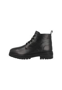 s.Oliver Botines con cordones - black
