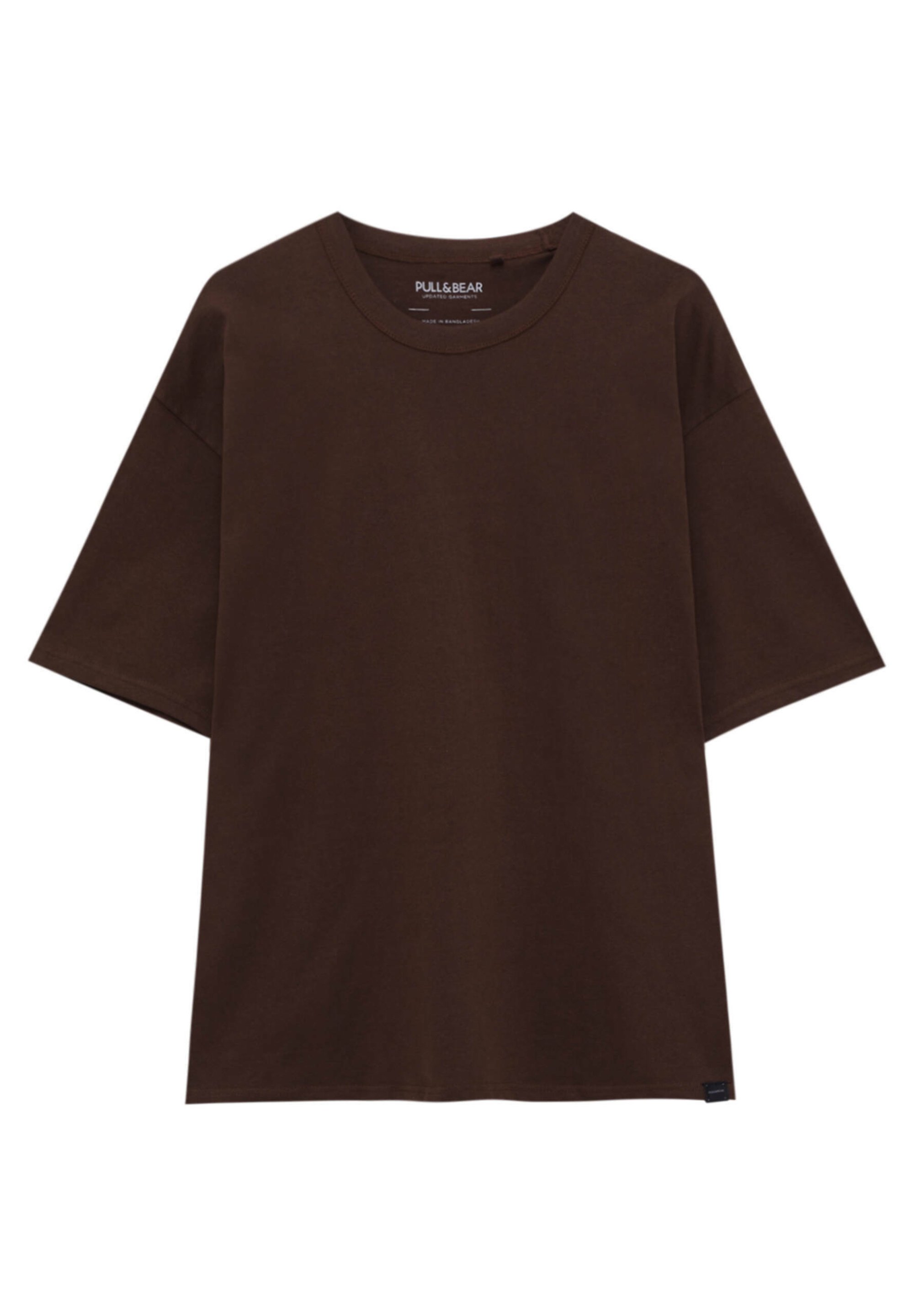 pull and bear brown t shirt