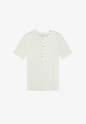 Wrangler SHORT SLEEVE SLIM FIT - T-shirt - bas - worn_white