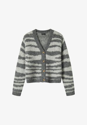 Vesta na kopčanje - dark grey melange