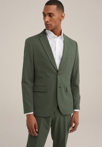 WE Fashion - THE FLEX SUIT - Kratka jakna - green Minijatura 1