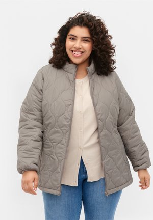 WITH ZIP AND POCKETS - Lehká bunda - moon rock