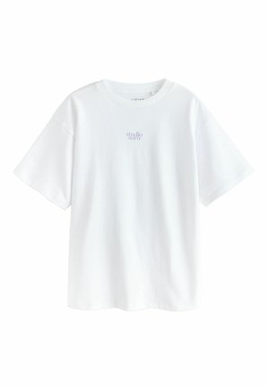 REGULAR FIT - Tricou cu imprimeu - white studio aura