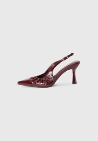 Visoke pete - burgundy