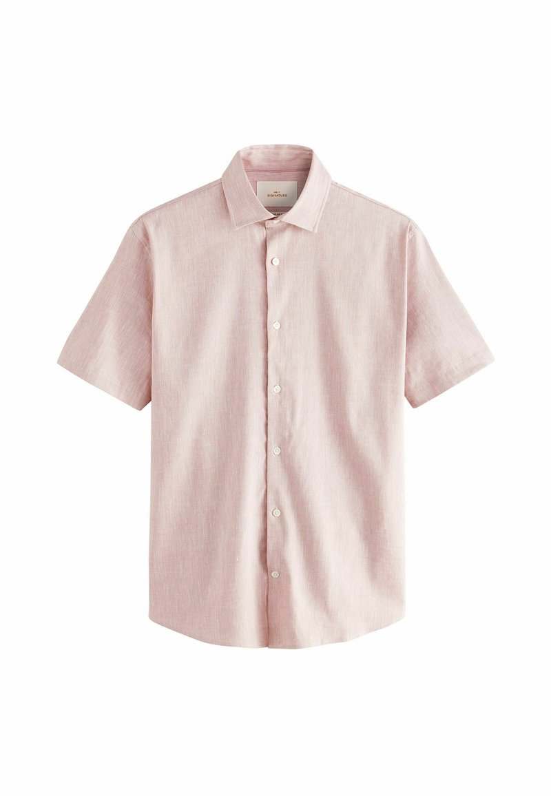 Next SIGNATURE SHORT SLEEVE - REGULAR FIT - Vapaa-ajan kauluspaita - damson pink