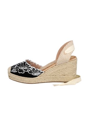 Pink Desert, ALPARGATAS DE ESPARTO - Zapatos de salón con cordones - black