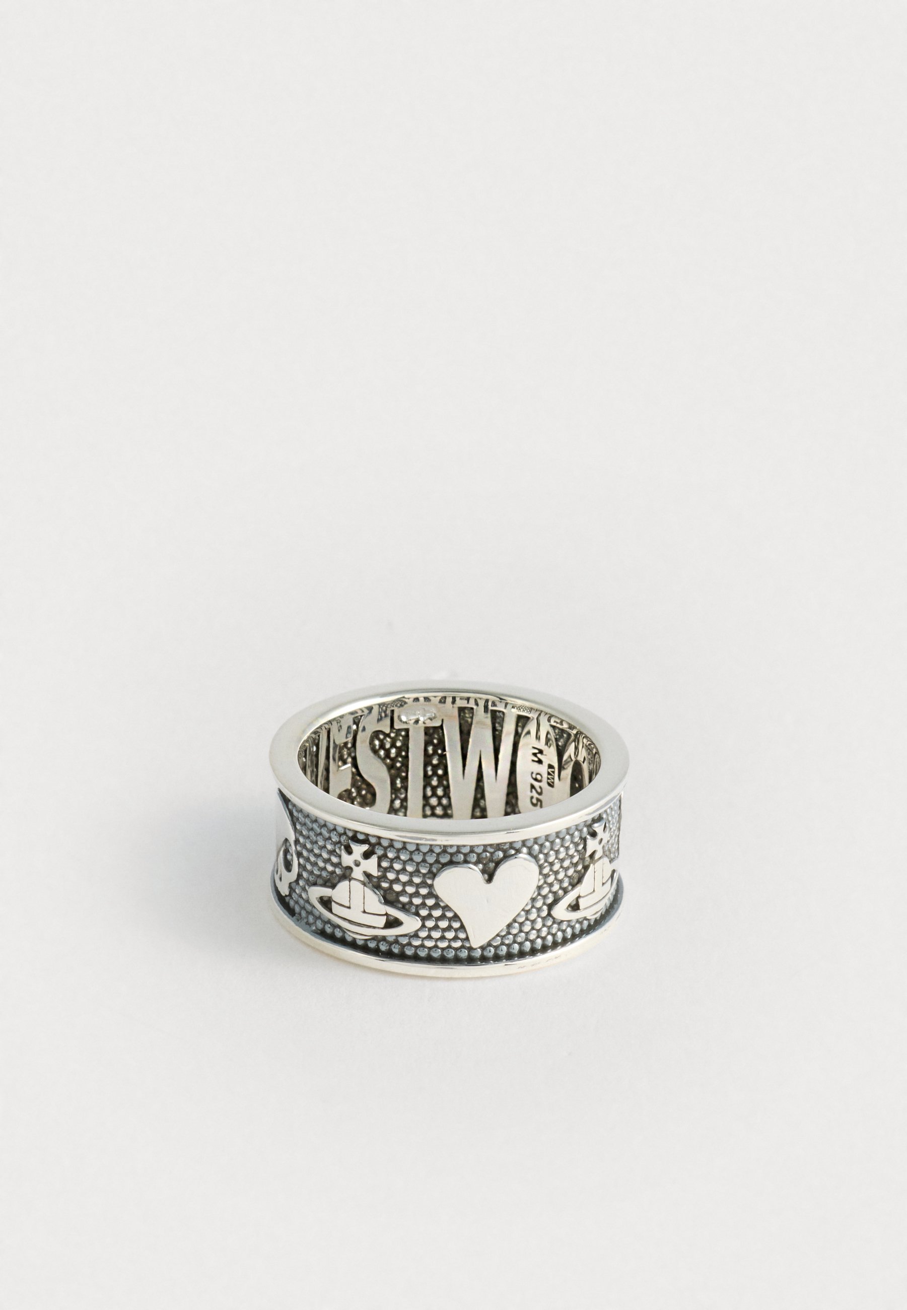 Vivienne Westwood KINGSTON RING UNISEX - Ring - oxidised silver 