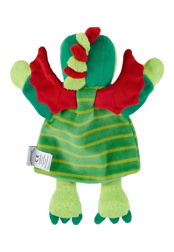 HANDPUPPE DRACHE – Kuscheltier – mehrfarbig