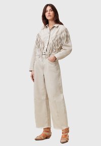 AllSaints JETT BARREL - Jeans baggy - white