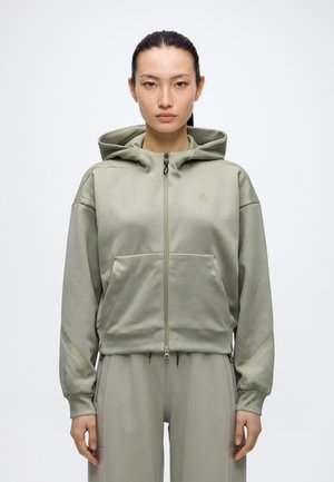 adidas Sportswear, Суитшърт с цип - silver pebble