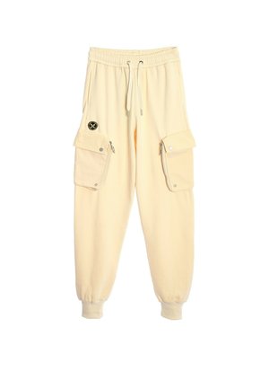 Pantalones cargo - ecru