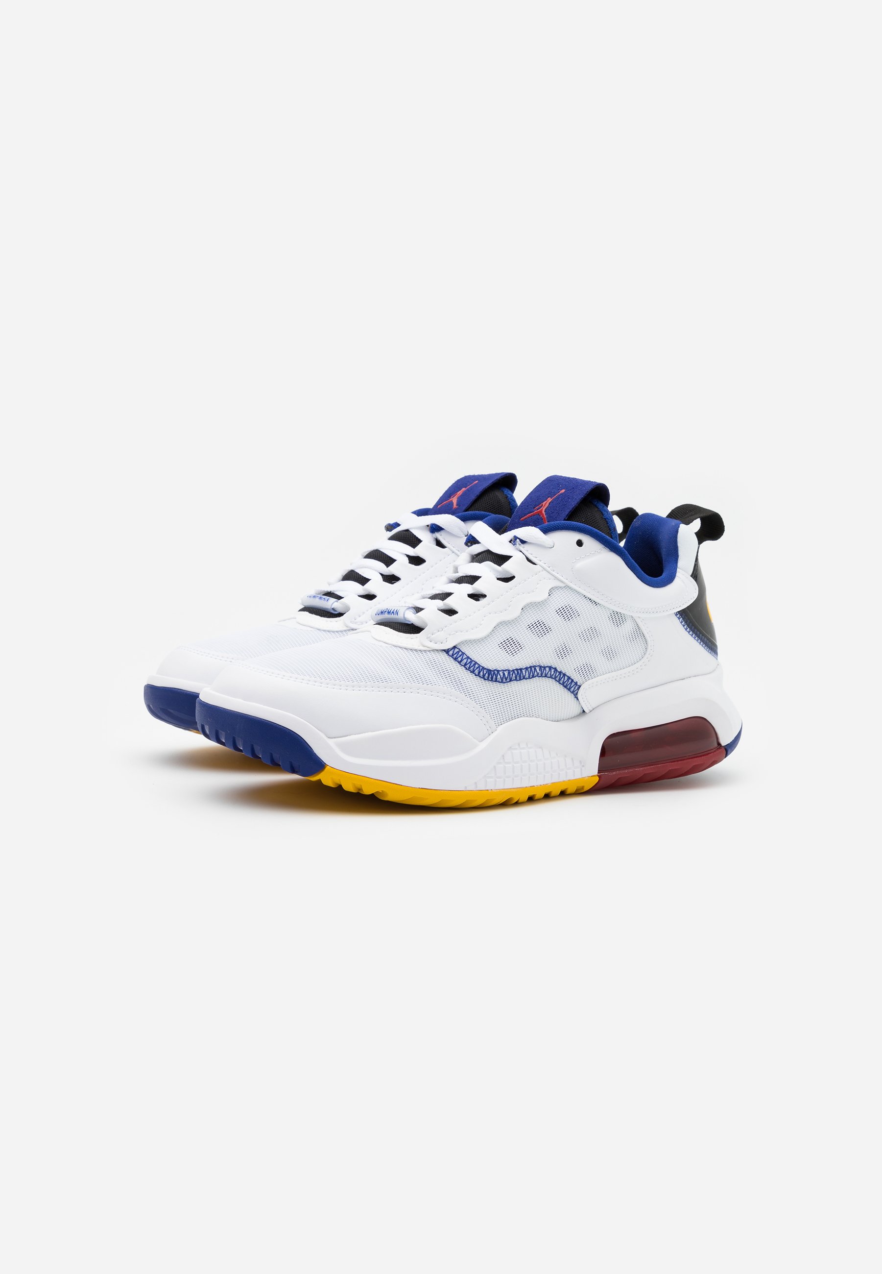 Jordan MAX 200 - Baskets basses - white/dark sulfur/black/gym red/game  royal/blanc - ZALANDO.FR