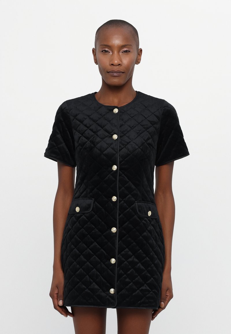 DESIGNERS REMIX - VICTORIA DRESS - Vapaa-ajan mekko - black, Suurenna