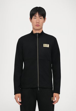 Sudadera con cremallera - black